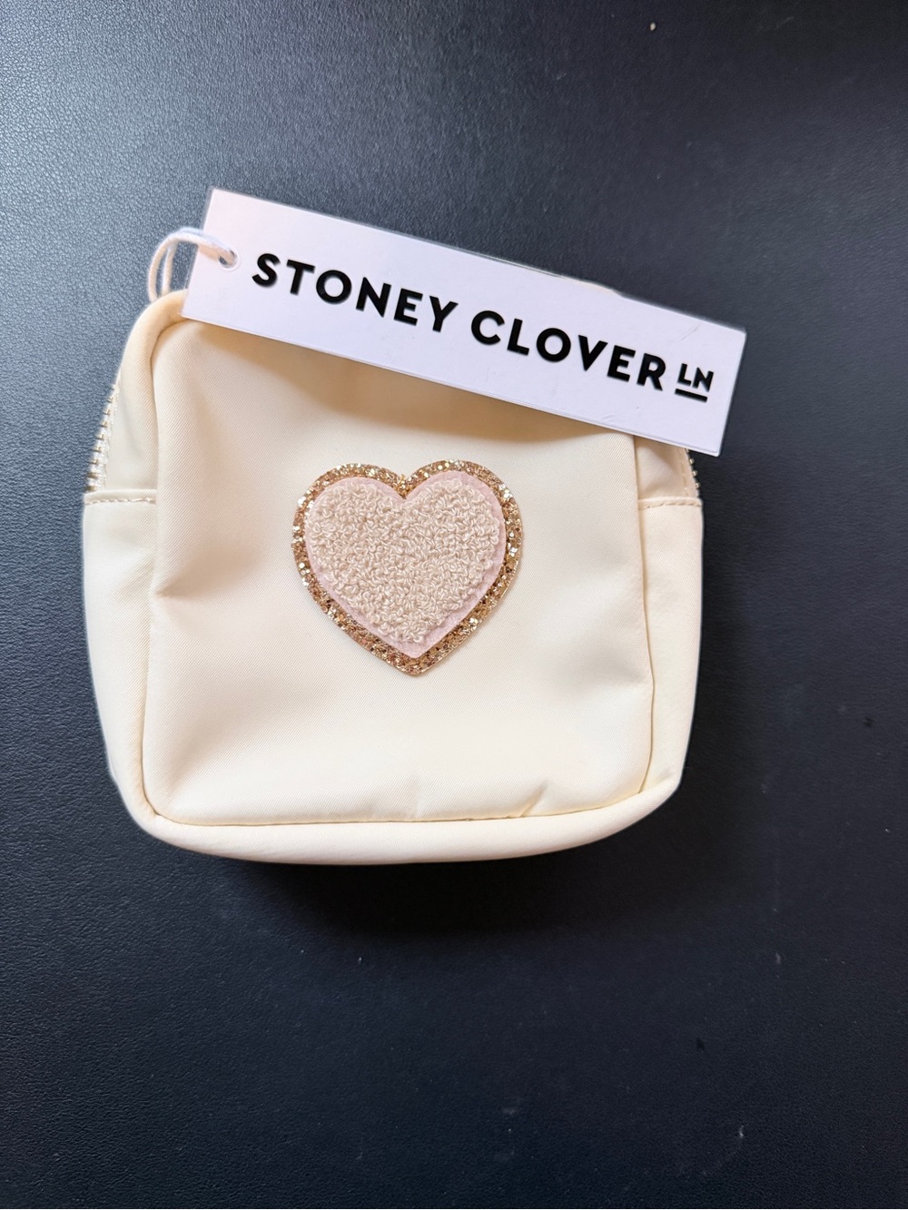 Stoney Clover Lane Nylon Mini Pouch in Buttercream